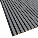 MDF laths on felt 275x30 cm Grey/Black (Klemp)