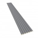 MDF laths on felt 275x30 cm Grey (Klemp)