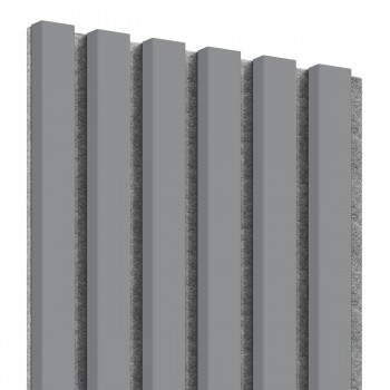 Lattes MDF sur feutre 275x30 cm Gris (Klemp)