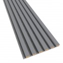 MDF laths on felt 275x30 cm Grey (Klemp)