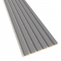 Listones MDF sobre fieltro 275x30 cm gris e (Klemp)