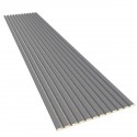 MDF laths on felt 275x30 cm Grey/Beige (Klemp)