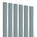 Laths on HDF board 30x275 cm Scandinavian Grey/White (Klemp)