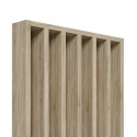 Free standing slat wall 22x90 1pcs Sonoma Oak (Klemp)