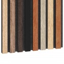 Acoustic panel natural veneer - Sample set (Klemp)