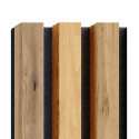 MDF laths on felt - Sample set - Oak (Klemp)