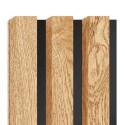 Laths on HDF board - Oak - Sample set (Klemp)