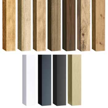 MDF Classic Slats 30x40 - all colors - Sample set (Klemp)