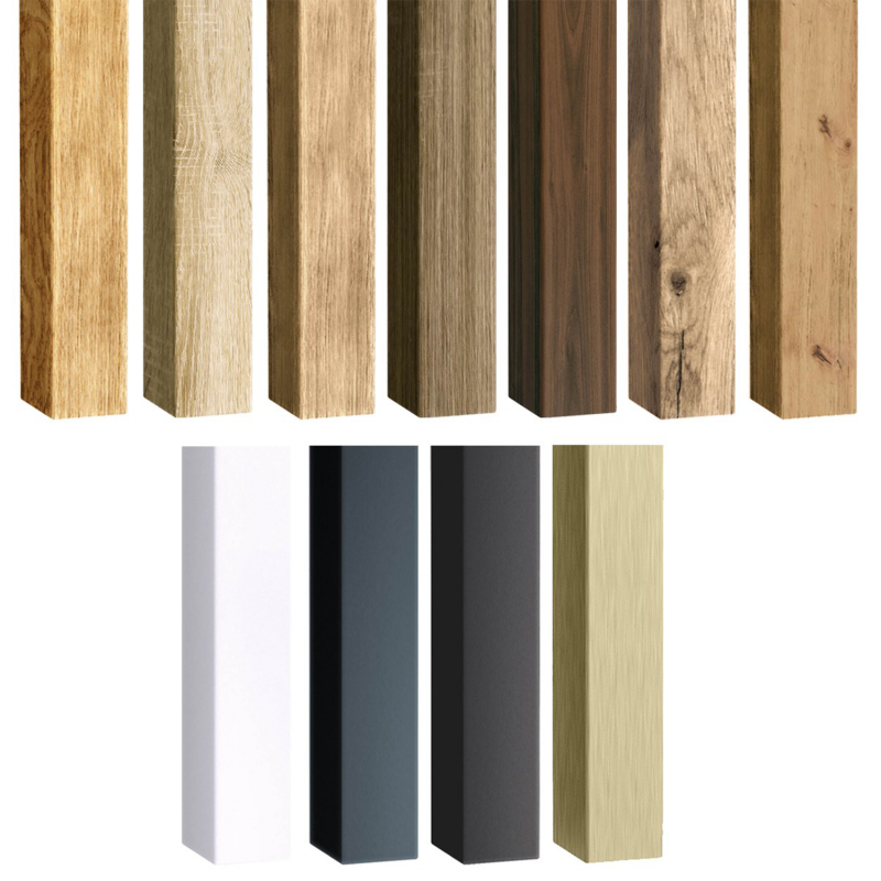 Lattes Classiques MDF 30x40 - toutes les couleurs - Ensemble d'échantillons (Klemp) - Lattes MDF Classique