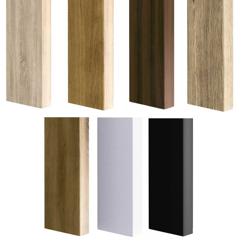 Vrijstaande MDF-latten 22x70 - alle kleuren - Sample set (Klemp) - Deco