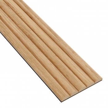 Riffelplatten aus MDF - Eiche Natur - 6 Stück (Klemp)