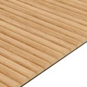 Riffelplatten aus MDF - Eiche Natur - 6 Stück (Klemp)