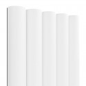 Reeded panels - Matt White - 6 pieces (Klemp)