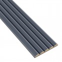 Reeded panels - Anthracite - 6 pieces (Klemp)