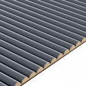 MDF panelen met groeven - Antraciet - 6 stuk (Klemp)