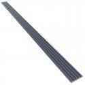 Reeded panels - Anthracite - 6 pieces (Klemp)