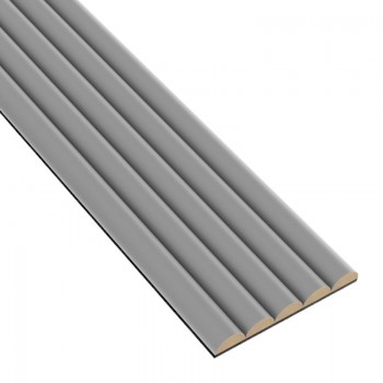 Reeded panels - Grey - 6 pieces (Klemp)