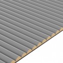 MDF panelen met groeven - Grijs - 6 stuk (Klemp)