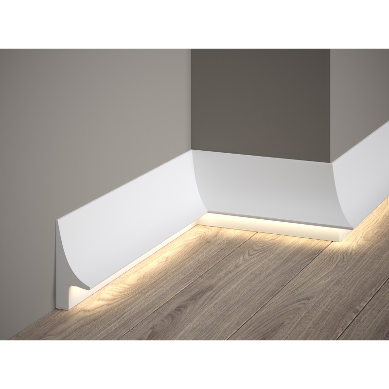 Skirting board QL007 (Klemp) - LED skirting boards