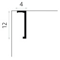 Gordijnrail QL035 (Klemp)