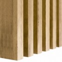 Freestanding MDF Slats 10pcs Natural oak - 30x60mm (Klemp)