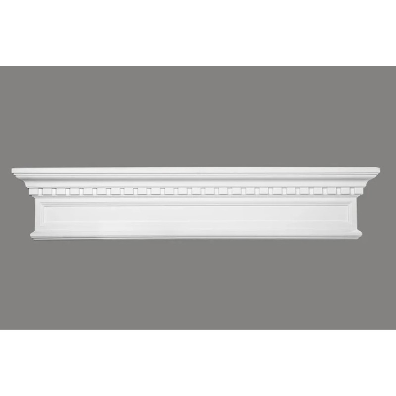 Decoratief portaal boven deur D2531 (Klemp) - Pilasters