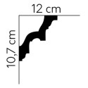 Cornisa del techo Flex MDA046F (Klemp)