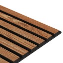 Akoestisch paneel naturel fineer - Sapelli - 60x280cm (Klemp)