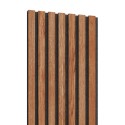 Akoestisch paneel naturel fineer - Sapelli - 60x280cm (Klemp)