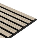 Panneau acoustique en placage naturel - Chêne blanchi - 28x240cm (Klemp)