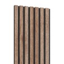 Acoustic panel natural veneer - American Walnut - 28x240cm (Klemp)