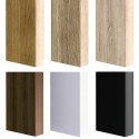 Lamelle MDF autoportanti – Set di campioni in tutti i colori – 22x90 mm / 22x70 mm (Klemp)