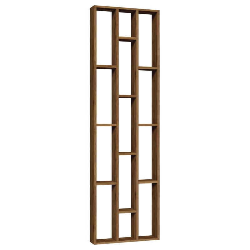 Étagère modulable Noyer 70 cm - 1 pièce (Klemp) - Bibliothèque diviseur