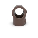 Kort T-stuk Typ 2, 26.9 mm, Vintage-Brown (Klemp)