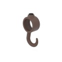 Coat hook Type 64, 26.9 mm, Vintage-Brown (Klemp)