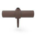 Coat hook Type 64, 26.9 mm, Vintage-Brown (Klemp)
