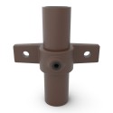 Collar plate double side Type 56, 26.9 mm, Vintage-Brown (Klemp)