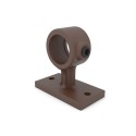 Soporte de pasamanos Typ 34, 33.7 mm, Vintage-Brown (Klemp)