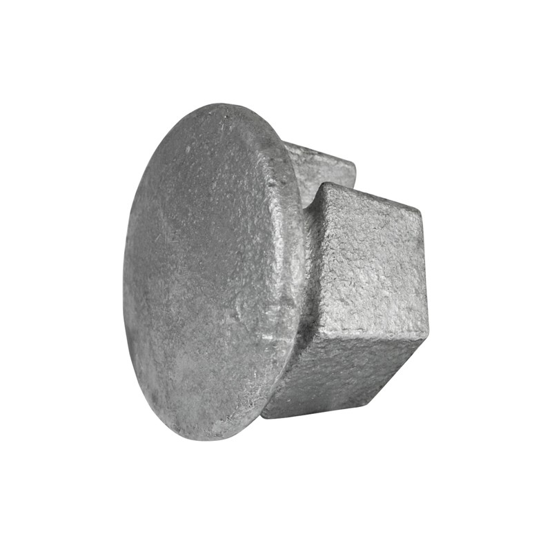 Bouchon métallique fin Type 184, 42,4 mm, Galvanisé (Klemp) - Colliers de serrage