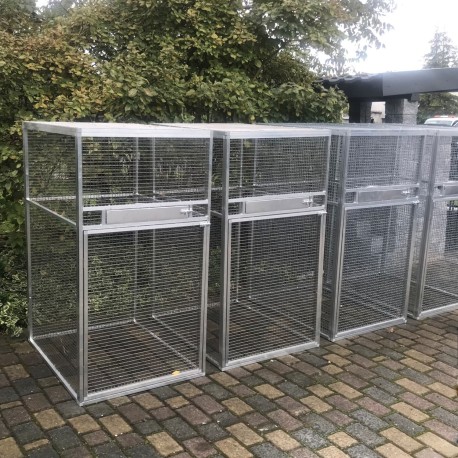 Aluminiowa woliera modułowa 80x100x150cm (Klemp) Aluminiowa woliera modułowa 80x100x150cm (Klemp)
