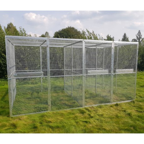 Voliera modulare in alluminio 80x100x150cm (Klemp) Voliera modulare in alluminio 80x100x150cm (Klemp)