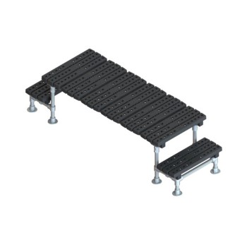 Mini escaleras de cruce de techo con paso de 380 mm (Kee Safety)