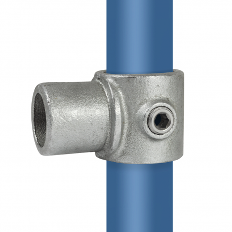 Conexión en T giratoria Typ 5D, 42,4 mm, Galvanizado (Klemp) - Abrazaderas de tubo redondas
