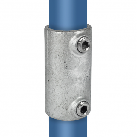 Straight Coupling Typ 8C, 33,7 mm , Galvanized (Klemp) - Round Tubefittings