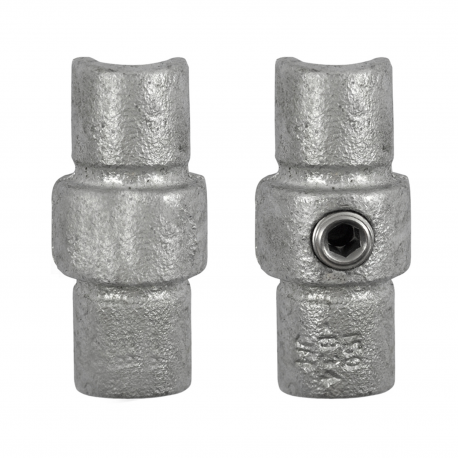 Accouplement interne (SET) Typ 9B, 26,9 mm, Galvanisé (Klemp) - Colliers de serrage ronds