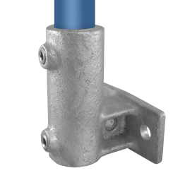 Horisontellt stöd för basräcke Typ 13C, 33,7 mm , Galvaniserad (Klemp)
