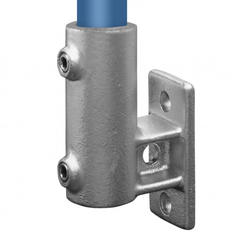 Support de rampe de base verticale Typ 14C, 33,7 mm , Galvanisé (Klemp) - Colliers de serrage ronds