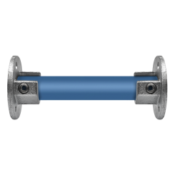 Rohrverbinder  Runde Fußplatte mit Einlage (Satz) - Typ 15C - 33,7 mm - Runde Rohrverbindungen - Klemp