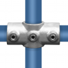 Rohrverbinder Kreuzstück Durchgehend - Typ 22D - 42,4 mm Klemp 608022D Runde Rohrverbinder Verzinkt