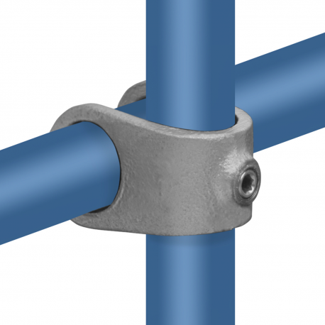 Rohrverbinder Kreuzstück Offen - Typ 33D - 42,4 mm (Klemp) - Runde Rohrverbinder Verzinkt